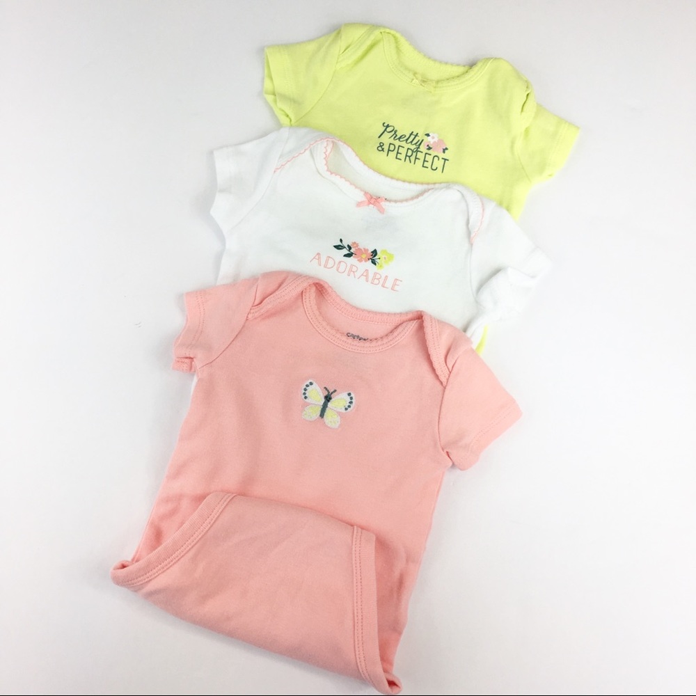 EUC Carter’s Set of 3 Onesies - 3m